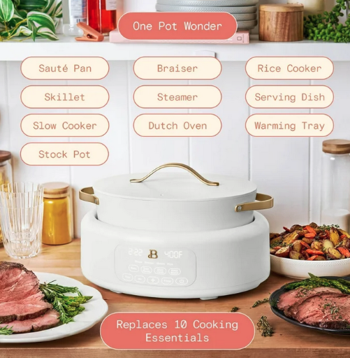 Beautiful 10-in-1 6 Qt Electric Multi-Cooker
