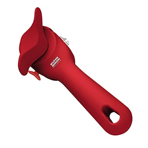 Kuhn Rikon Auto Safety LidLifter/Can Opener with Ring-Pull, Red