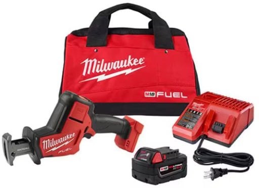 Milwaukee M18 FUEL 18V Lithium-Ion Brushless Cordless HACKZALL Reciprocating Saw Kit Deal
