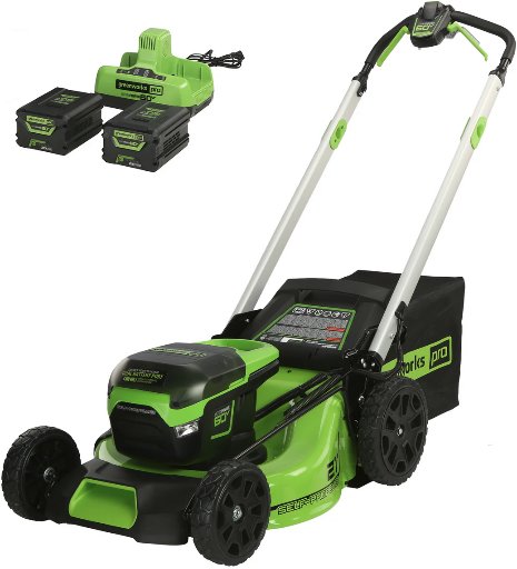Greenworks Pro 60V 21" Self-Propelled Lawn Mower w/ 2x 4.0Ah Batteries Deal