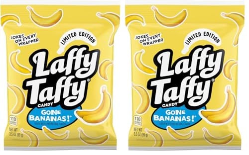 Laffy Taffy Banana Mini Bars 2-Pack 3.5-Ounce