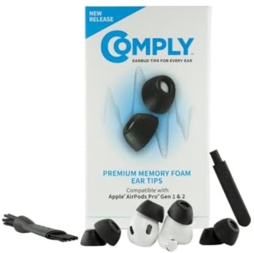 Comply Memory Foam Earbud Tips for Apple AirPods Pro 1 & 2 (3 Pairs) Deal