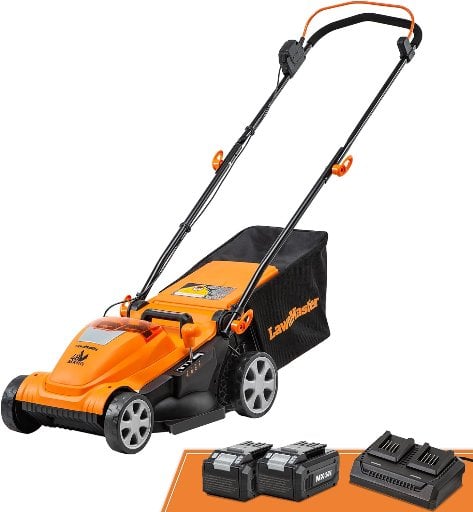 LawnMaster CLMF4815E 48V MAX 15-inch Brushless Cordless Lawn Mower 2X24V MAX 4.0Ah Battery Deal