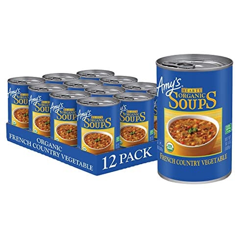 Amy's Hearty Organic Soups 12-Pack (French Country Vegetable) Deal