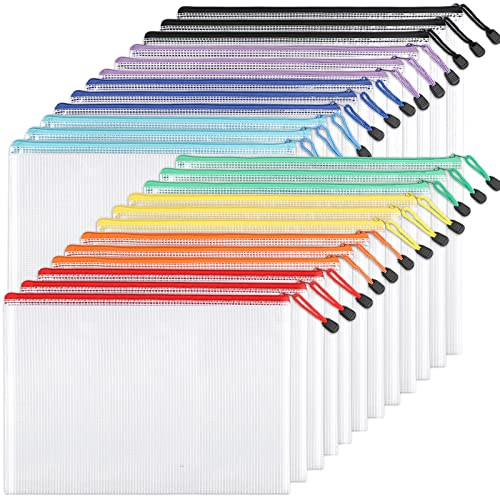 24pcs Mesh Zipper Pouch Bags Deal