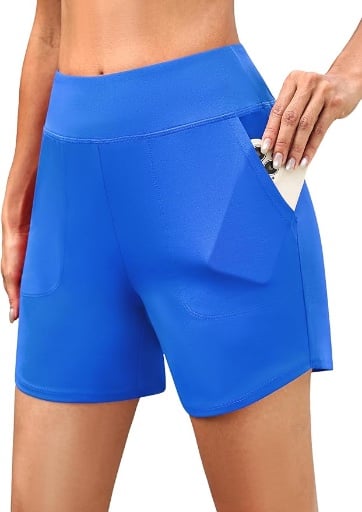 6" Athletic/Yoga Shorts with Pockets