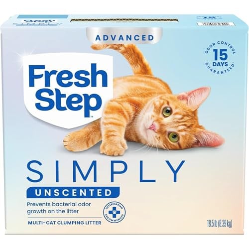 Fresh Step Unscented Cat Litter 18.5 lb Deal