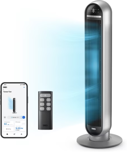 DREO DC Motor Tower Fan with Voice Control Deal