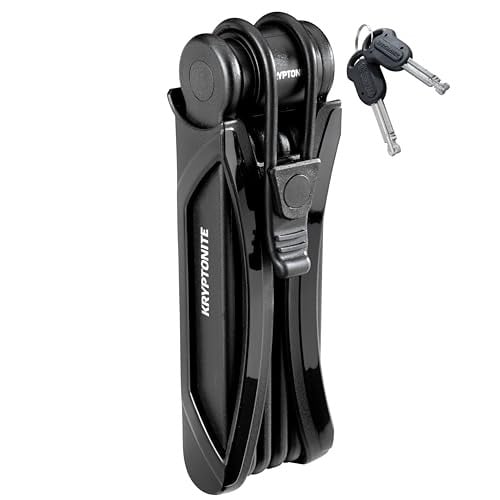 Kryptonite Anti-Theft Foldable Bike Lock w/ 2 Keys/Mount Deal