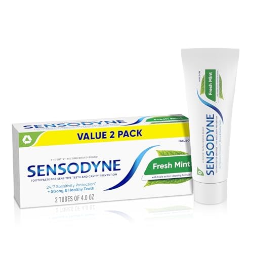 Sensodyne Fresh Mint Sensitive Toothpaste 2-Pack 4-Oz Deal