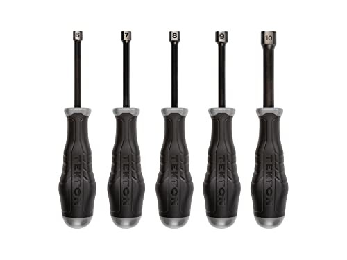 TEKTON High-Torque Black Oxide Blade Nut Driver Set (6-10mm) 5-Piece