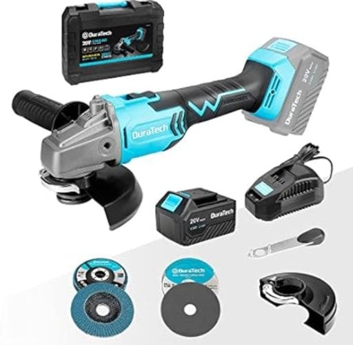DURATECH 20V Cordless Angle Grinder Kit with 4.0Ah Battery Deal