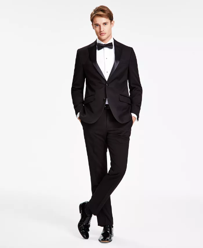 Kenneth Cole Reaction Men's Slim-Fit Ready Flex Tuxedo Suit Deal