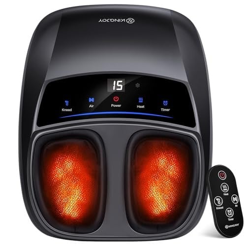 KINGJOY Foot Massager with Heat Deal