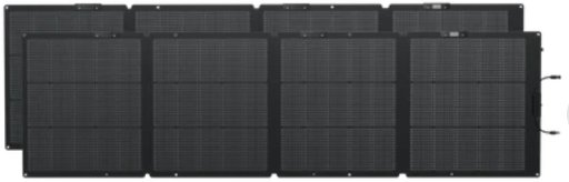 EcoFlow 220W Bifacial Portable Solar Panel 2-Pack