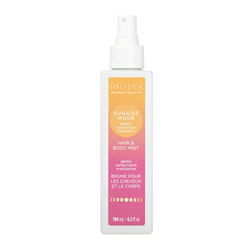 Pacifica Sunrise Moon Hair Perfume & Body Fragrance Spray Mist 6.5-Oz (Peach/Cardamom/Mandarin)