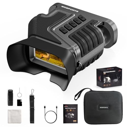 WOSPORTS 4K Night Vision Goggles 16MP 80x Magnification Deal