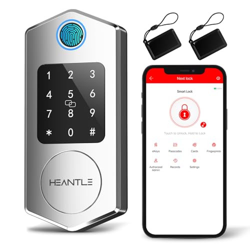 Fingerprint Smart Deadbolts with Touchscreen Keypad