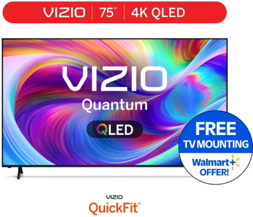 VIZIO 75" 4K QLED HDR Smart TV