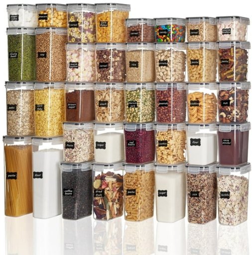 Vtopmart Airtight Food Storage Containers 38pcs