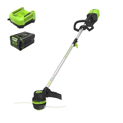 Greenworks 80V 16" Brushless Cordless String Trimmer with 2.0Ah Battery & Rapid Charger Deal