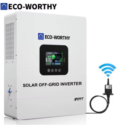 ECO-WORTHY 5000W 48V Solar Inverter 100A MPPT Off-Grid Charger UL1741 Deal