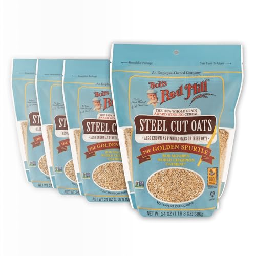 Bob's Red Mill Steel Cut Oats 4-Pack 24-Ounce Deal