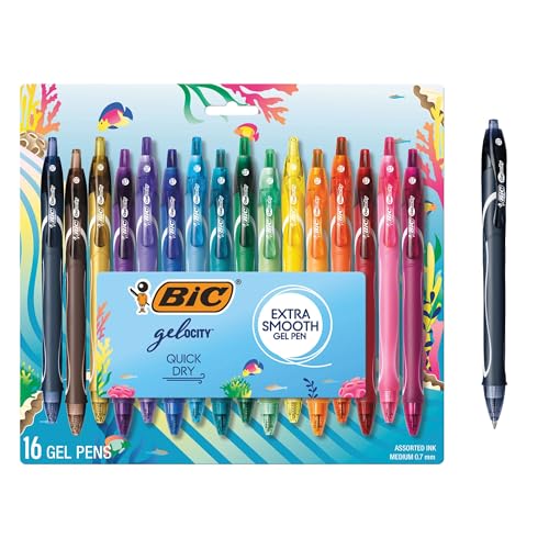BIC Ocean Themed Gel Pens, Assorted Colors Deal