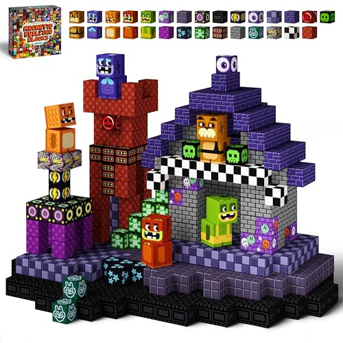 idoot 100-Piece Magnetic Blocks Building Toy