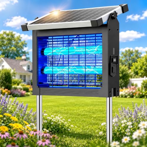 Zechuan Solar Bug Zapper Outdoor Cordless Rechargeable Mosquito Killer Deal