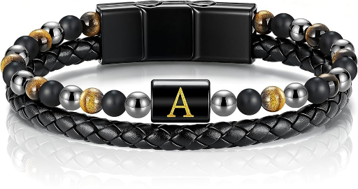 OUTSTHAND Mens Initial Bracelet Deal