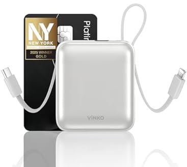 VINKO Small Portable Charger 10000mAh