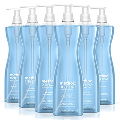 6-Pack 18-Oz Method Gel Dish Soap (Sea Minerals)