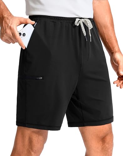 G Gradual Men's Athletic Sweat Shorts with 3 Pockets