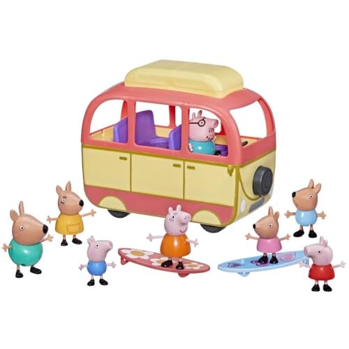 Peppa Pig Peppa Visits Australia Campervan Vehicle Preschool Toy Deal