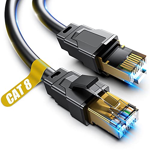 Vabogu Cat 8 Ethernet Cable 15FT 40Gbps 2000MHz Deal