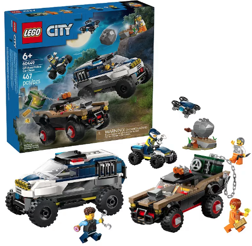 LEGO City Off-Road Police Car Chase Set 60449