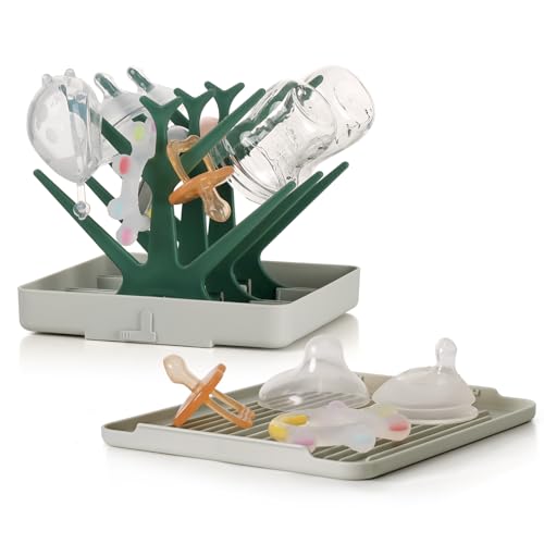 haakaa Portable Baby Bottle Drying Rack w/ Tray
