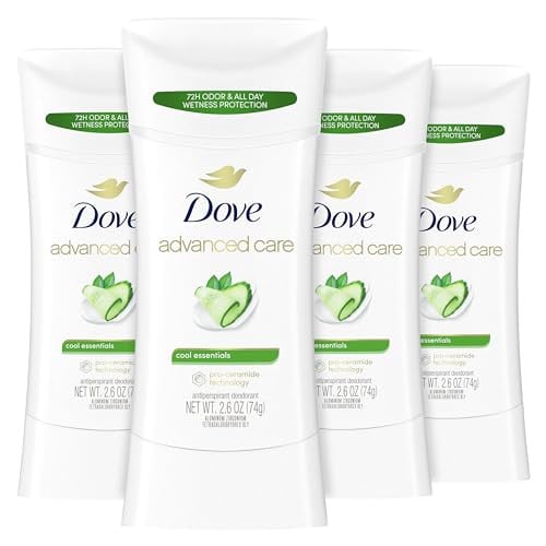 Dove Advanced Care Antiperspirant – Cool Essentials, 4-Pack, 2.6oz Deal