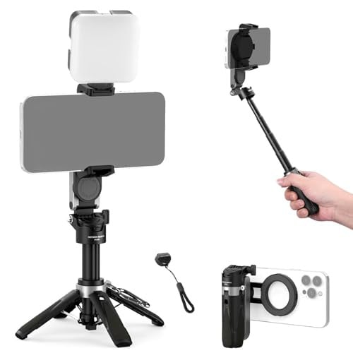 NEEWER BASICS Magnetic Selfie Stick Tripod for Magsafe iPhone Samsung Android Deal