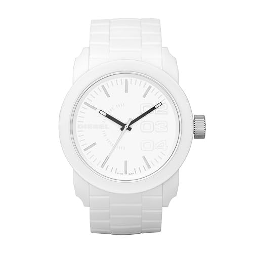 Diesel Double Down Silicone Three-Hand Analog Men's Watch Deal