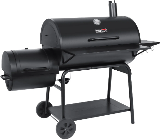 Royal Gourmet Deluxe 36-inch Charcoal Barrel Grill with Offset Smoker Deal