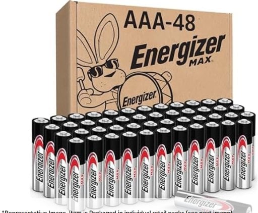 Energizer MAX AAA Batteries 48-Pack Deal