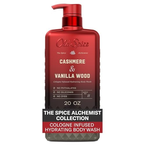 Old Spice Body Wash for Men, The Spice Alchemist Collection Cashmere + Vanilla Wood Scent, 20 oz Deal