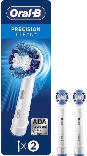 Oral-B Precision Clean Replacement Brush Heads 2-Count