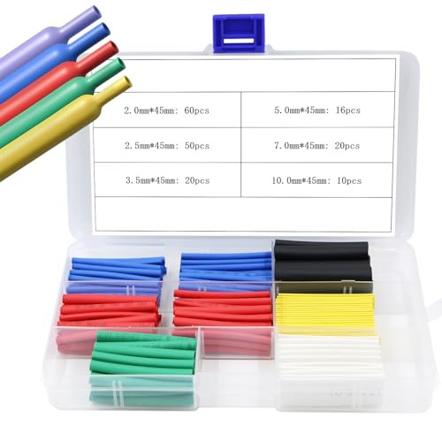 Generic 2:1 Heat Shrink Tubing Kit - 176 Pcs