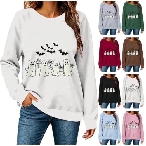 Halloween Ghost Graphic Tops Deal