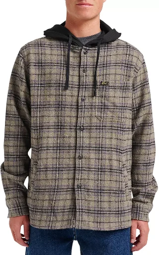 Quiksilver Men's Sandbar Hooded Flannel