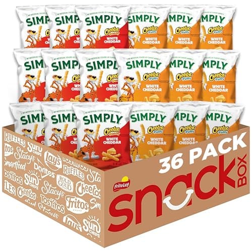 Cheetos White Cheddar Puffs & Crunchy Variety Pack (36-Pack) Deal