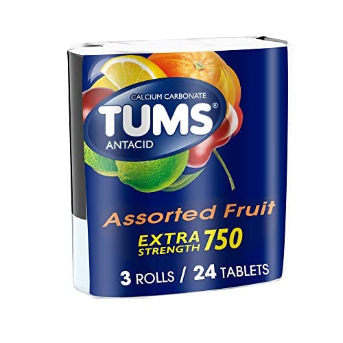 3-Pk 8-Ct TUMS Antacid Chewable Tablets Assorted Fruit Deal